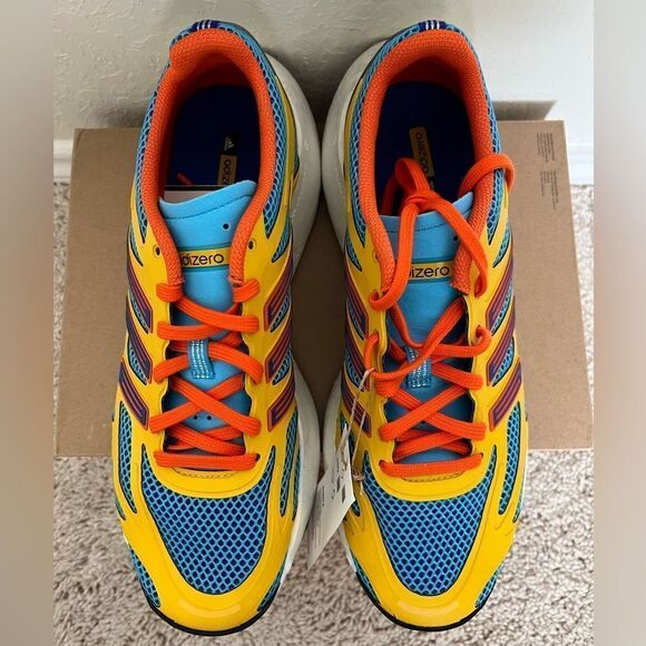 Adidas Adizero Aruku Running Shoes Yellow Blue main image 9